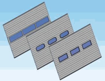 Robustes und zuverlässiges Aluminium Sektionaltor