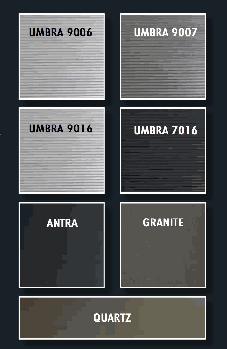 Farbvarianten bei Sektionaltoren